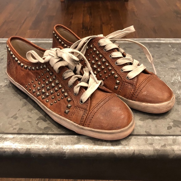 frye studded sneakers
